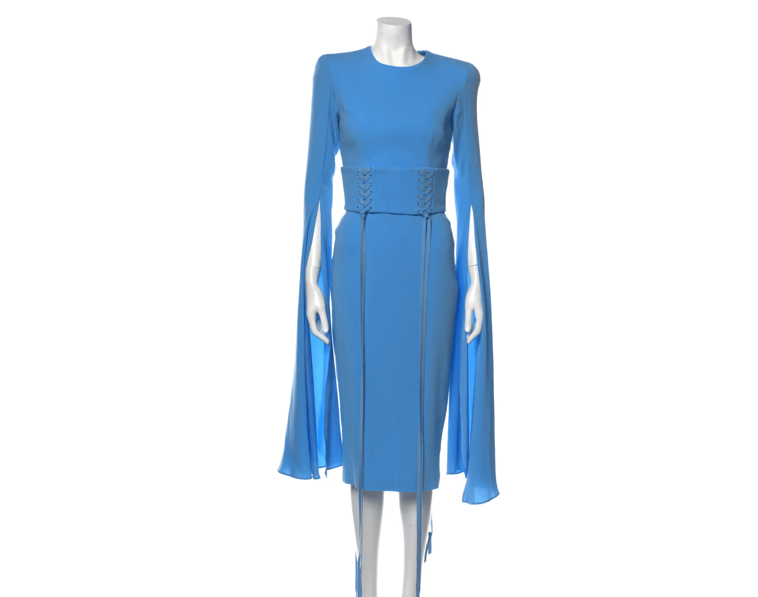 Alex Perry Crew Neck Midi Length Dress