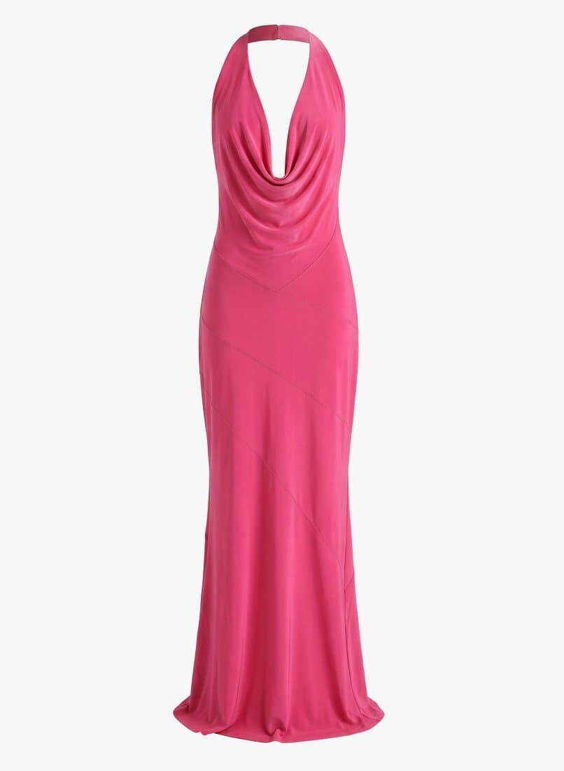 16 Arlington Etna Draped Jersey Gown Long Dress