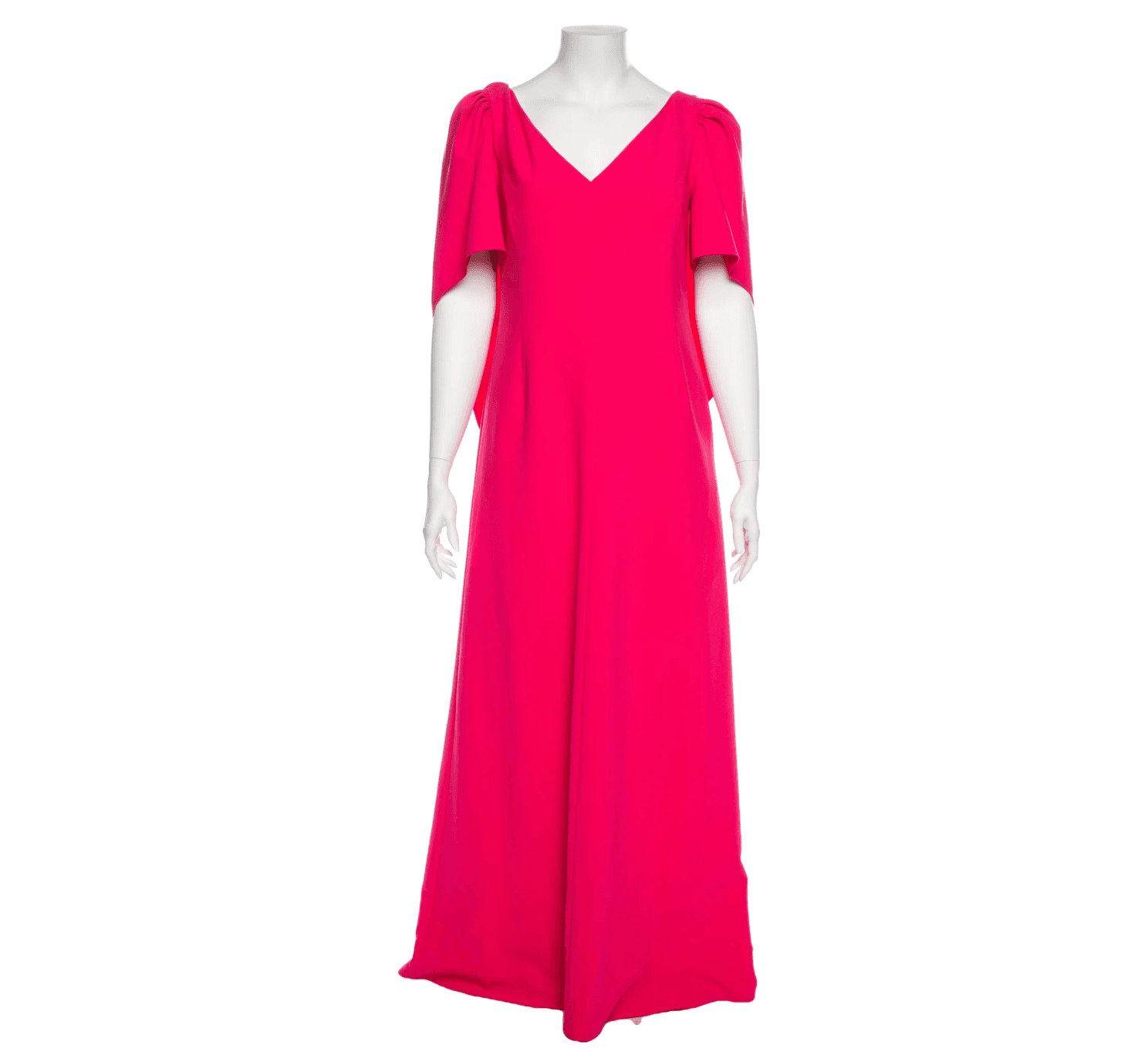 Carolina Herrera V-neck Long Dress
