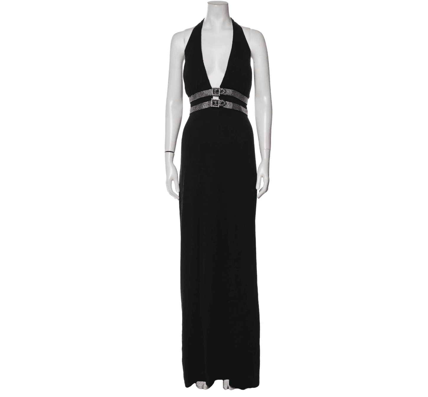St. John Halterneck Long Dress