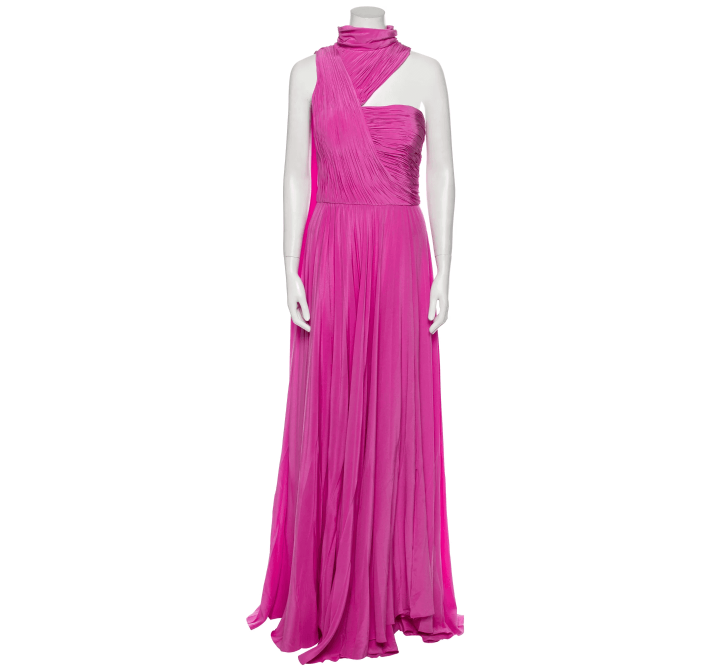 Burnett New York Pink Silk Long Dress