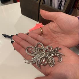 Barrera Crystal Brooch — image 1