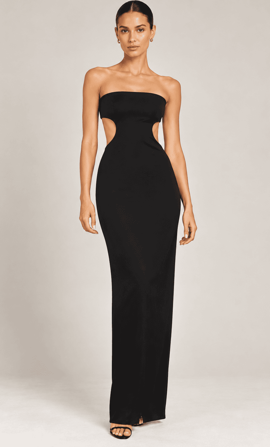Tom Ford Black Velvet Strapless Gown