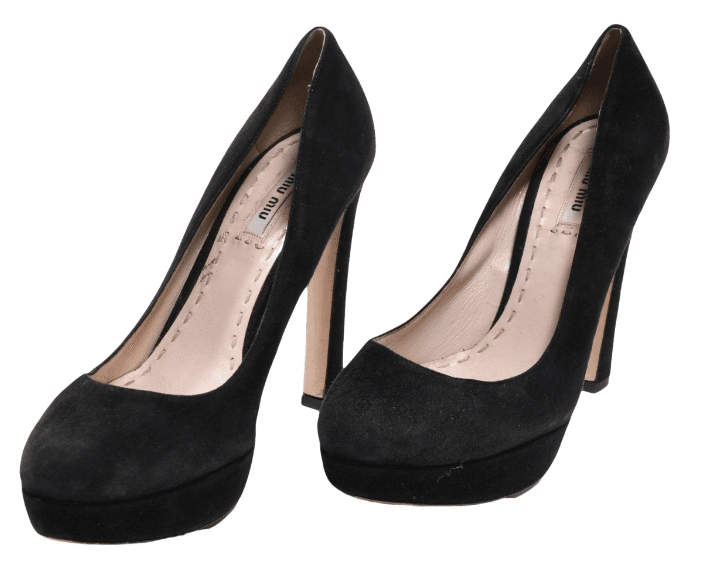 Miu Miu Suede Platform Pumps