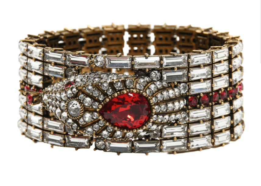 Gucci Crystal Snake Bracelet