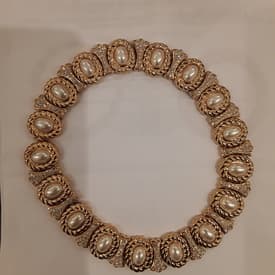 Christian Dior Vintage Faux Pearl Collar Necklace — image 1