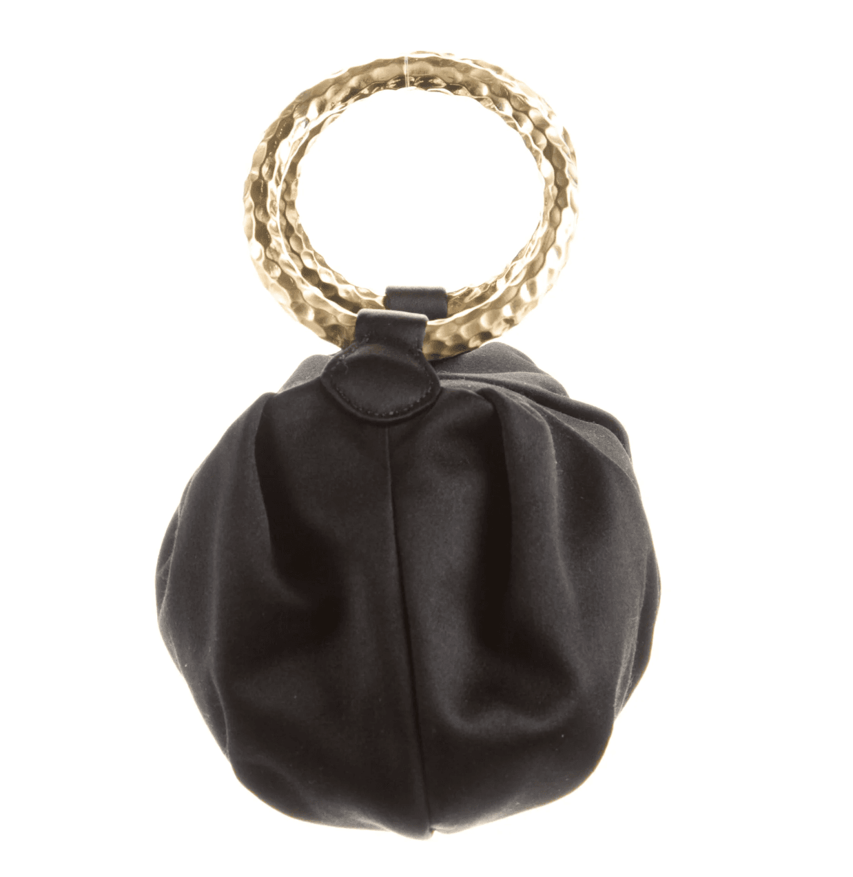 Jimmy Choo Black Satin Clutch Bag
