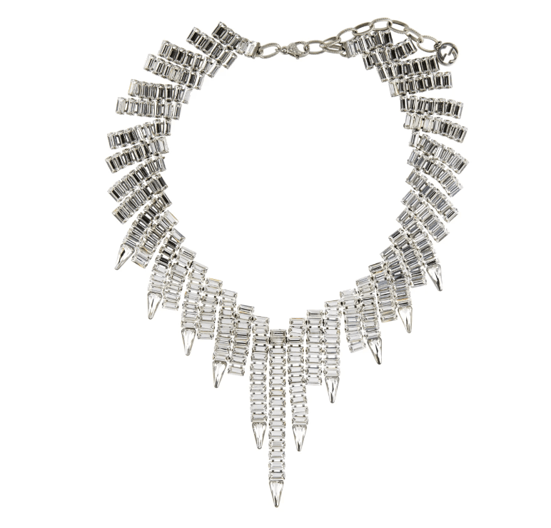 Gucci Crystal Statement Collar Necklace