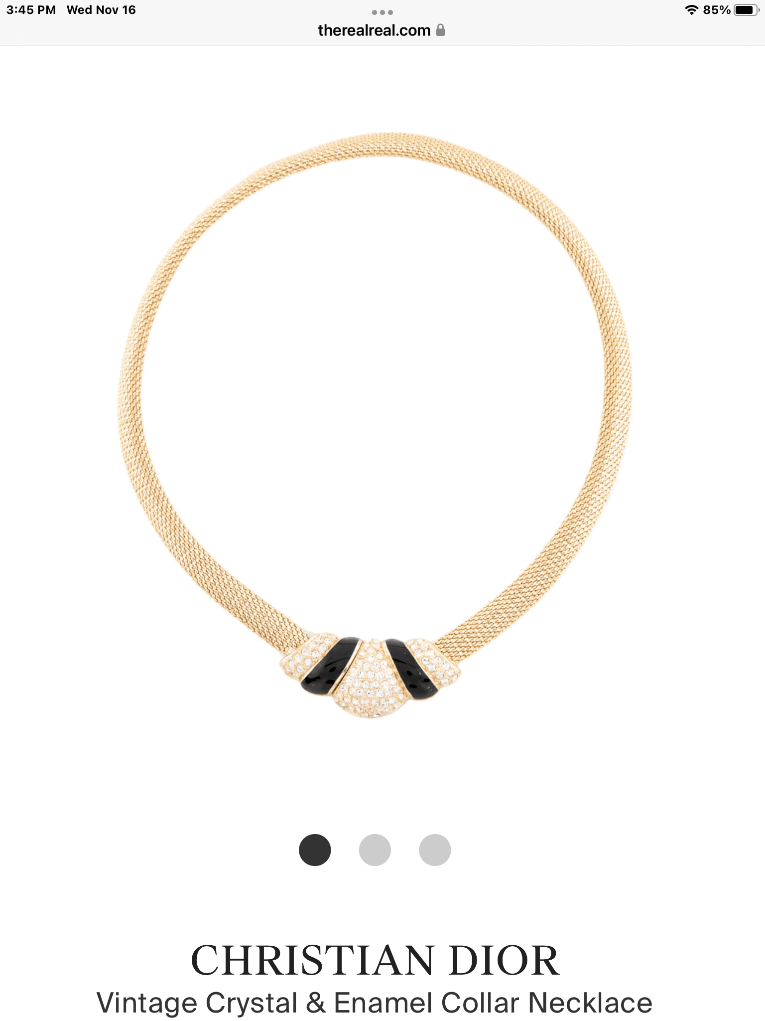 Christian Dior Vintage Necklace