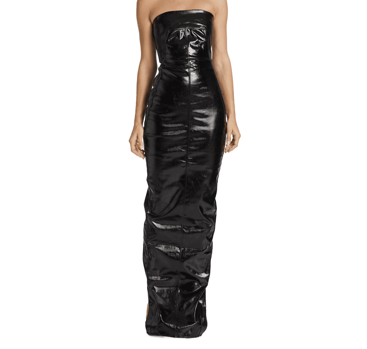 Rick Owens Bustier Strapless Gown