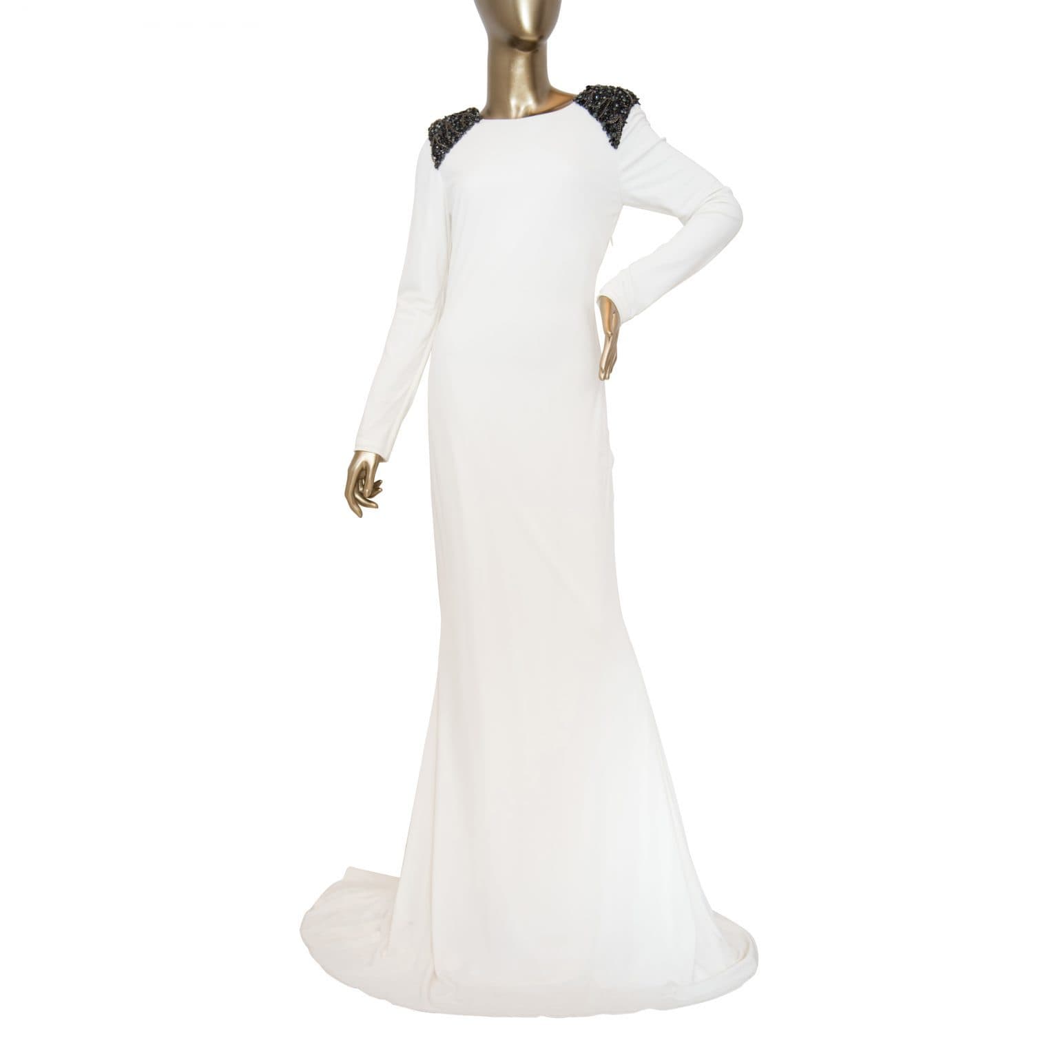 Badgley Mischka Embellished Evening Gown