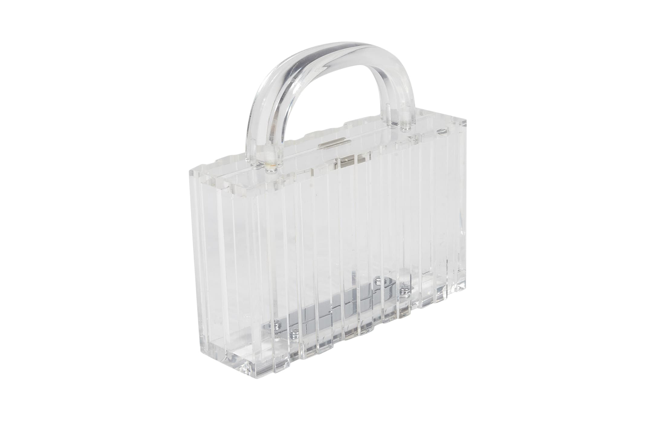 L’afshar Acrylic Square Evening Bag