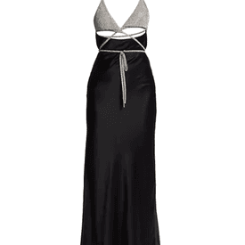 Alexander Wang Crystal Bra Silk Gown — image 1