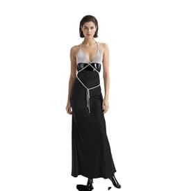 Alexander Wang Crystal Bra Silk Gown — image 3