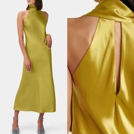 Galvan Halterneck Mid-length Dress — image 2