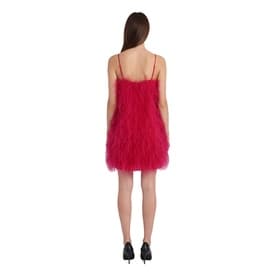 Cult Gaia Feather Dress - Pink Size Medium — image 4