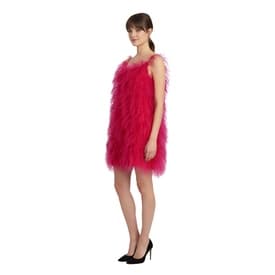 Cult Gaia Feather Dress - Pink Size Medium — image 6