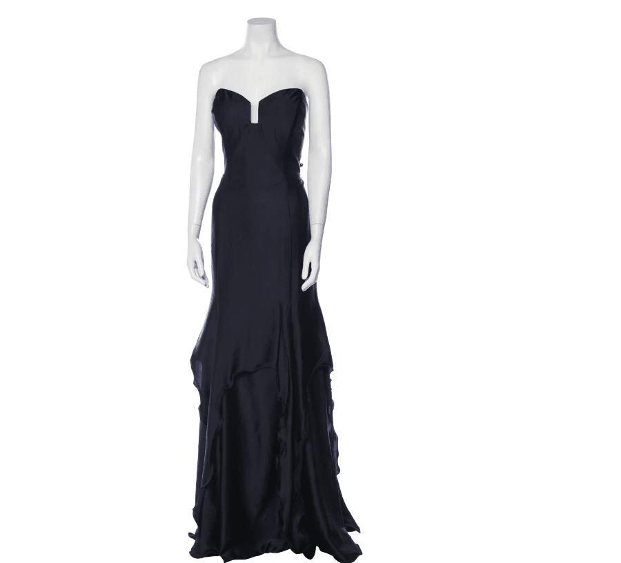 Rene Ruiz Strapless Long Dress