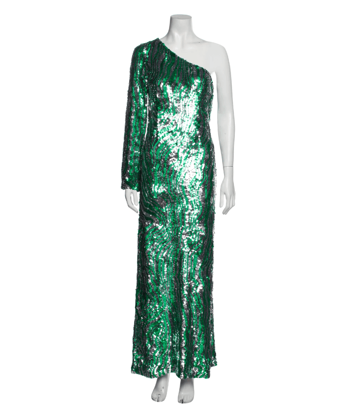 Ashish One-shoulder Long Dress