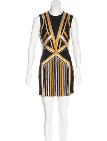 Balmain Embellished Mini Dress
