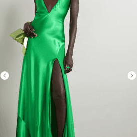 Sergio Hudson Silk Satin Gown — image 1