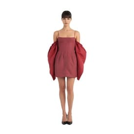 Laquan Smith Burgundy Corset Mini Dress — image 3
