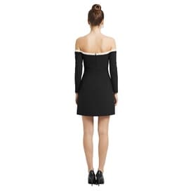 Valentino Crystal Embroidered Off The Shoulder Crepe Mini Dress — image 6