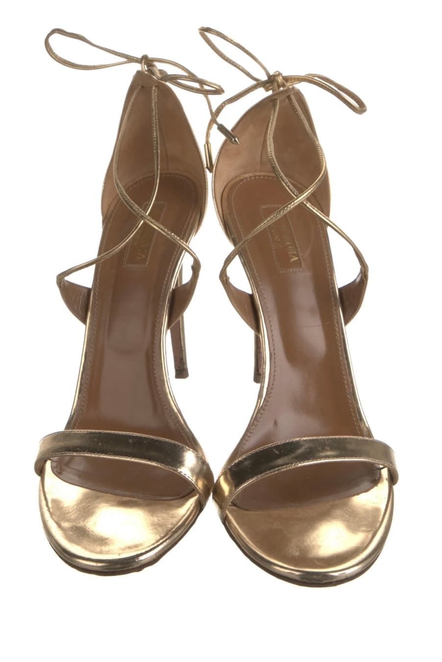 Aquazzura Leather Sandals Size 12