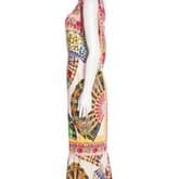 Dolce & Gabbana Fan Print Flounce Hem Dress — image 2