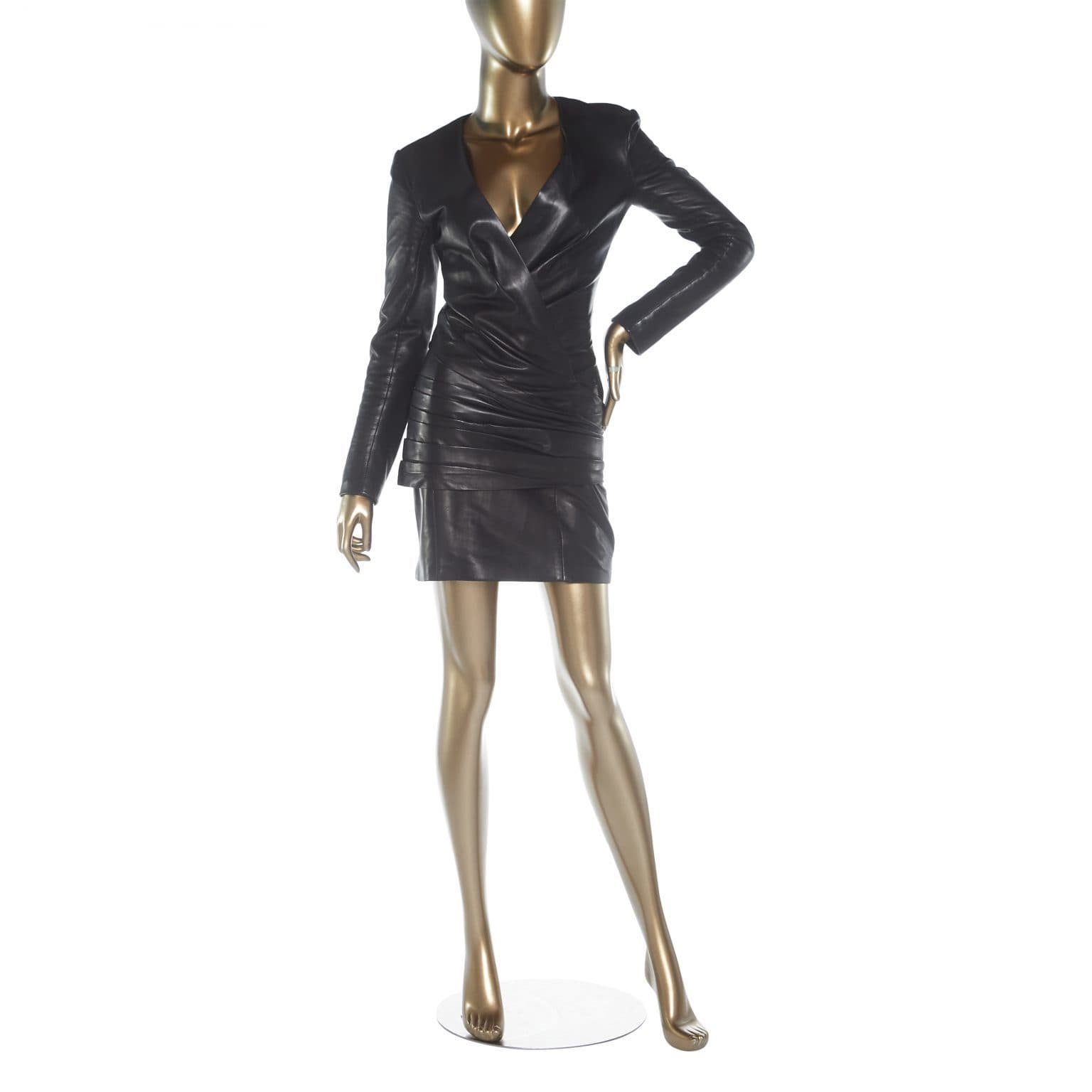 Balmain Leather Dress