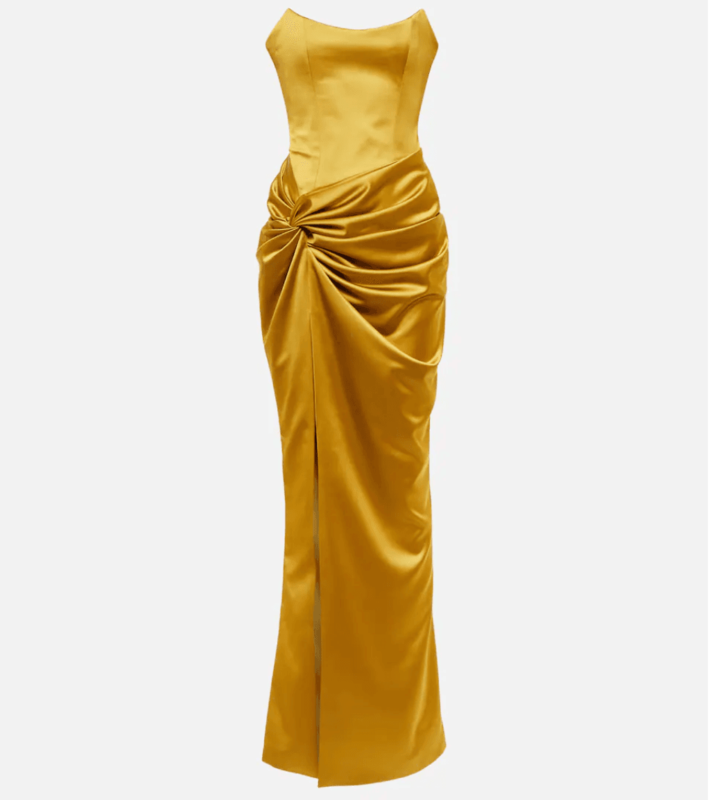 Rasario Satin Corset Gown