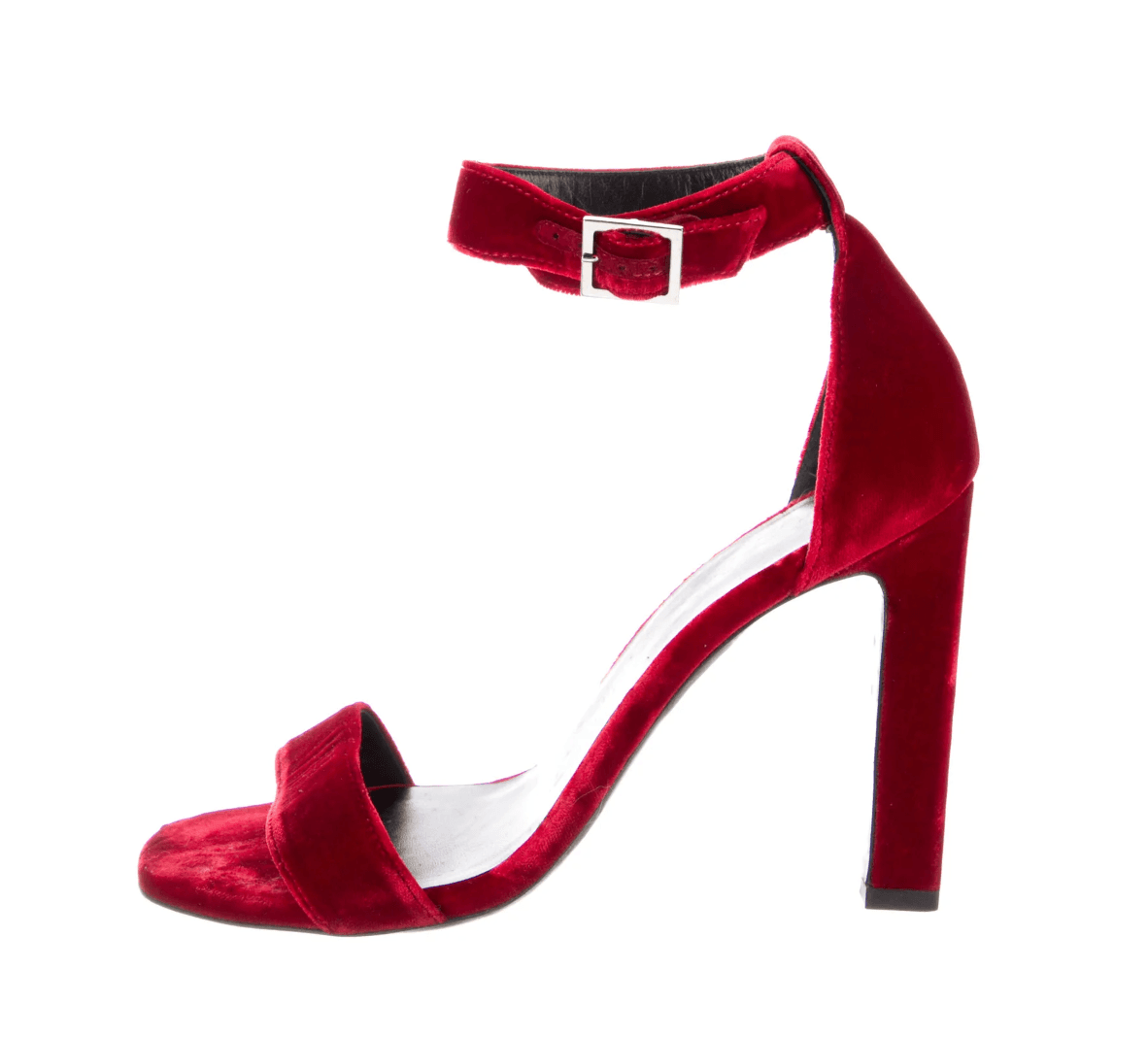 Saint Laurent Velvet Sandals