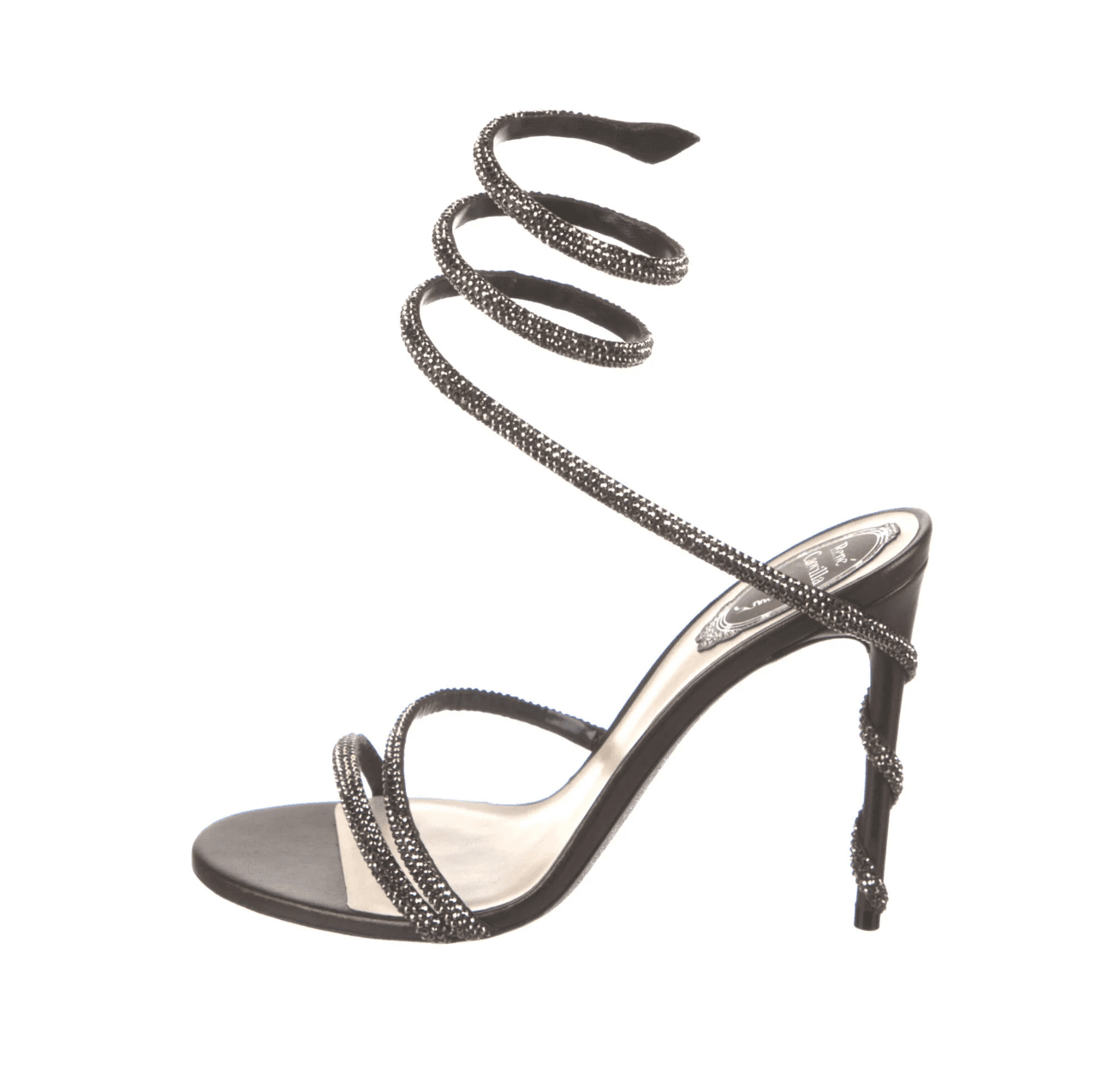 René Caovilla Crystal Embellishments Sandals