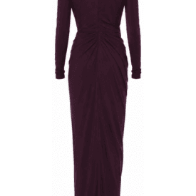 Zuhair Murad F/W 2021 Burgundy Gown with Embellishment — image 2