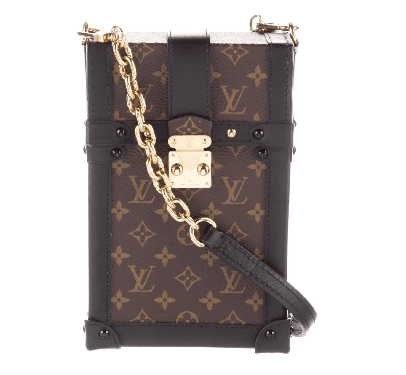 Louis Vuitton Monogram Verticale Trunk Pochette Bag