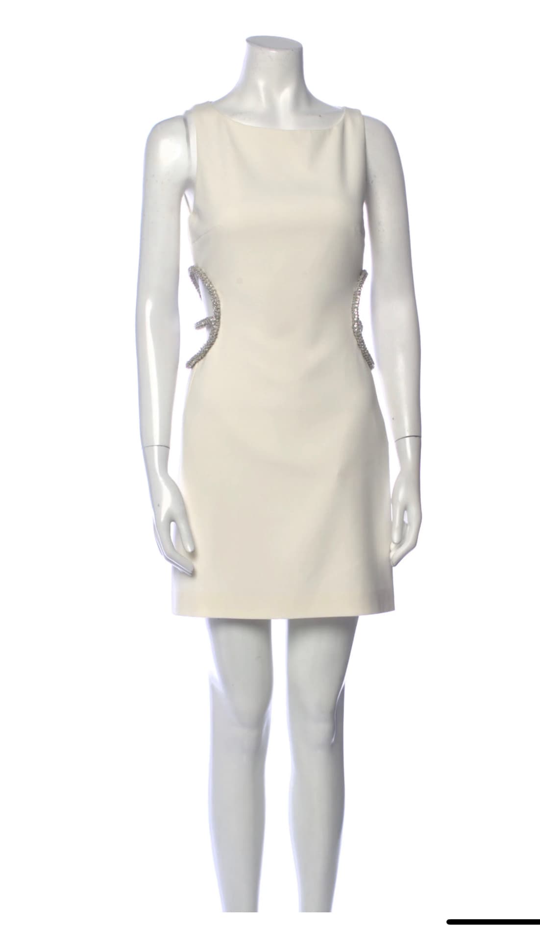 Haney Bateau Neckline Mini Dress