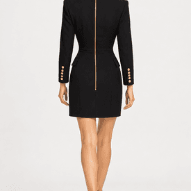Balmain Tweed Double-breasted Dress — image 6