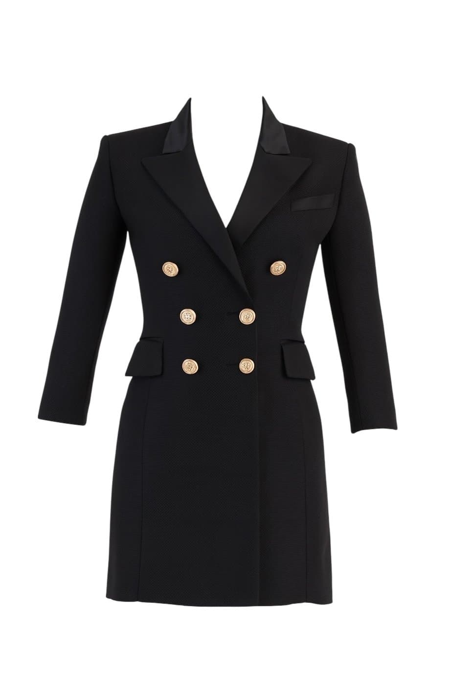 Balmain Tweed Double-breasted Dress