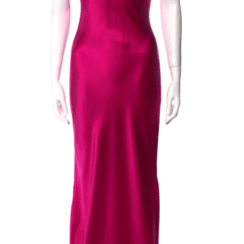 Galvan Pink Silk Long Dress — image 1