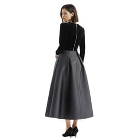 Alex Perry Black Long Sleeve Midi Dress — image 4