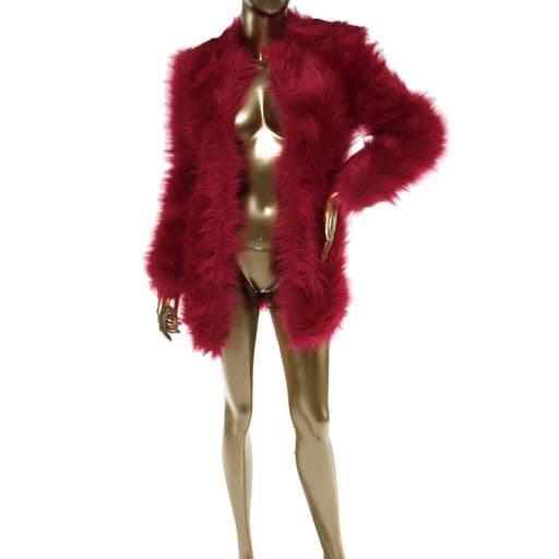 Saint Laurent Faux Fur Coat
