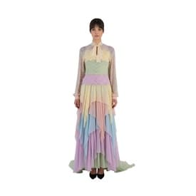 Gucci Pearl Beaded Multi-color Tiered Gown — image 3