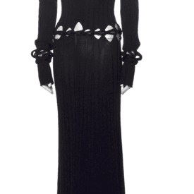 Dion Lee V-neck Long Dress Xs — image 1