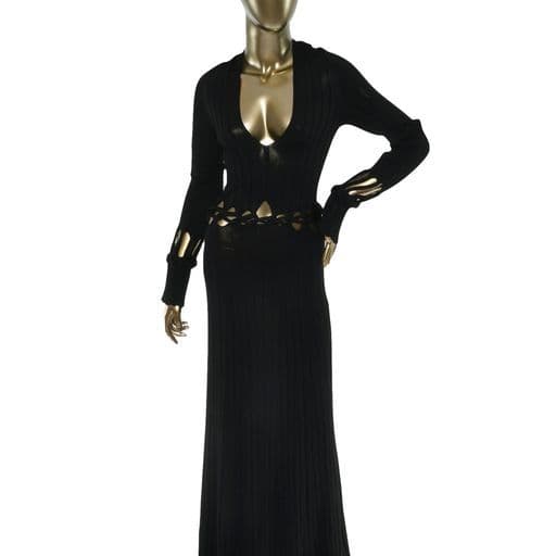 Dion Lee V-neck Long Dress Xs