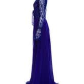 Emilio Pucci Blue Lace & Pleated Gown — image 2