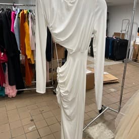 Alexandre Vauthier White Cutout Long Sleeve Gown — image 1