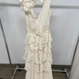 Matthew Williamson cream Embellished Ruffled Gown 6 — image 1