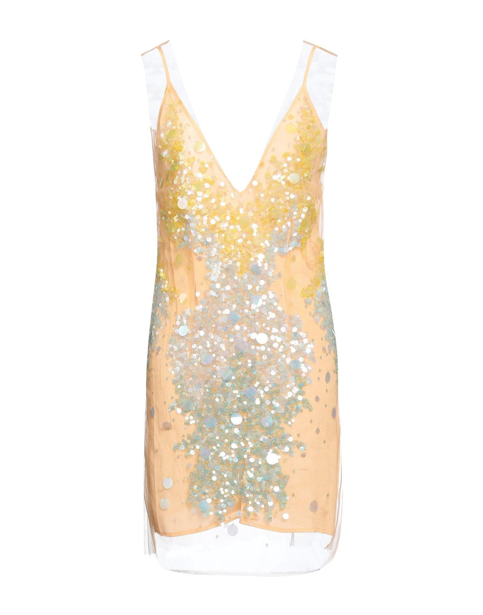 Amen Mesh Sequin Mini Dress
