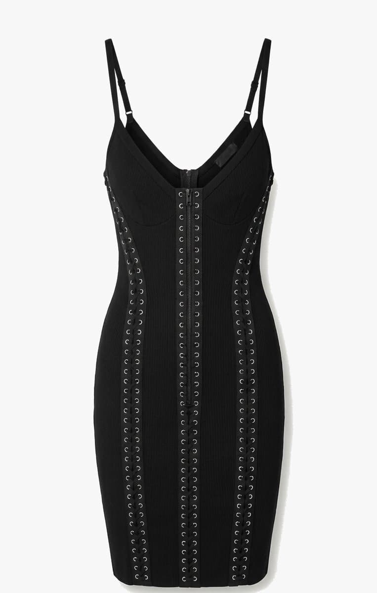 Dolce & Gabbana Lace Up Detail Dress