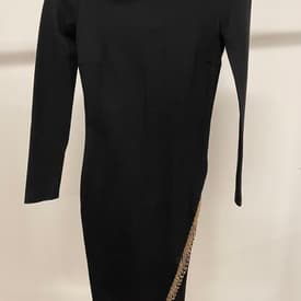 Emilio Pucci Wrap Around Gold Chain Detail Midi Dress — image 1